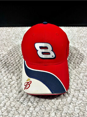 Winners Circle Dale Earnhardt Jr #8 NASCAR Racing Hat Cap Red One Size
